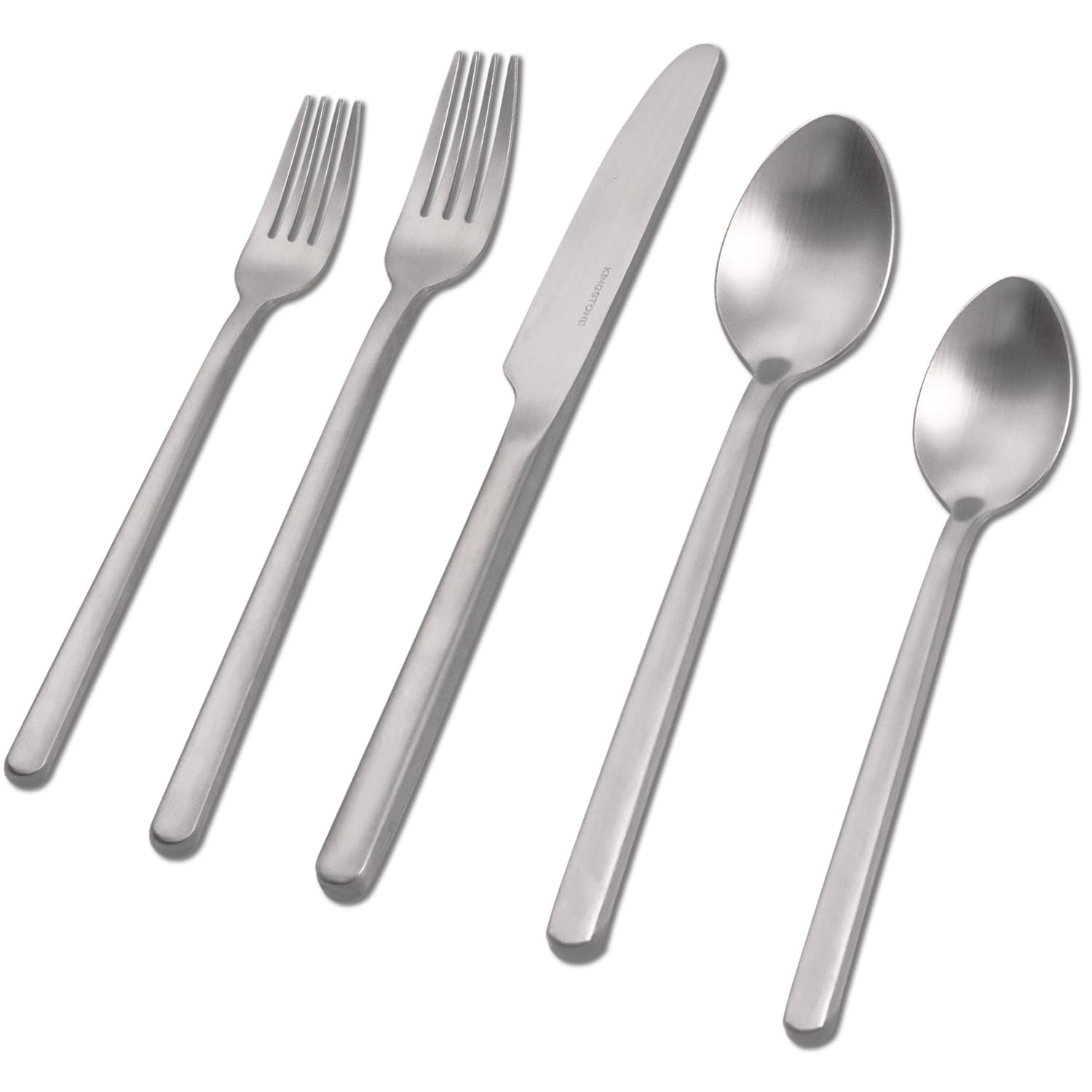 KINGSTONE Gold Silverware Set, 20 Piece Flatware Cutlery Set for 4, 18/10 Stainless Steel Silverware Mirror Polished Dishwasher Safe for Home, Restaurant, Wedding, Party(Gold, 20 pieces for 4)