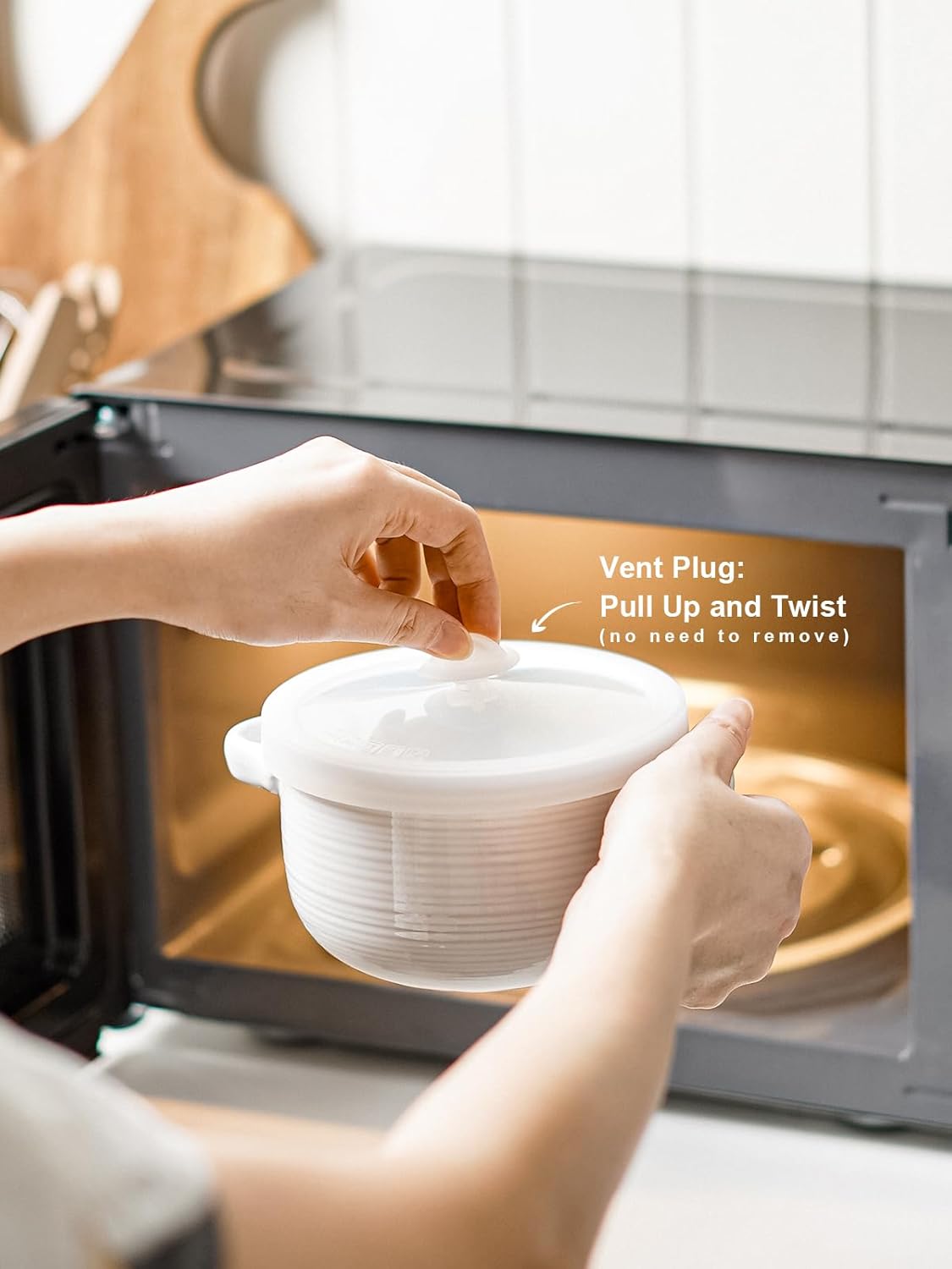 LE TAUCI Tazones de sopa con asas y tapas de silicona, cuencos de cerámica de 28 onzas de cebolla francesa, aptos para horno y microondas, para cereales, chiles y estofados, platos de sopa no tóxicos,