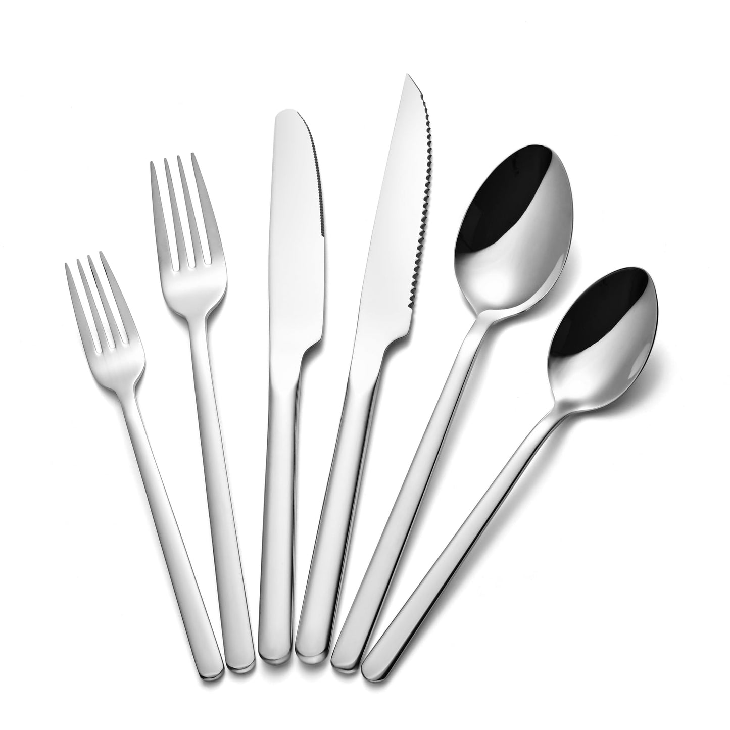 KINGSTONE Gold Silverware Set, 20 Piece Flatware Cutlery Set for 4, 18/10 Stainless Steel Silverware Mirror Polished Dishwasher Safe for Home, Restaurant, Wedding, Party(Gold, 20 pieces for 4)