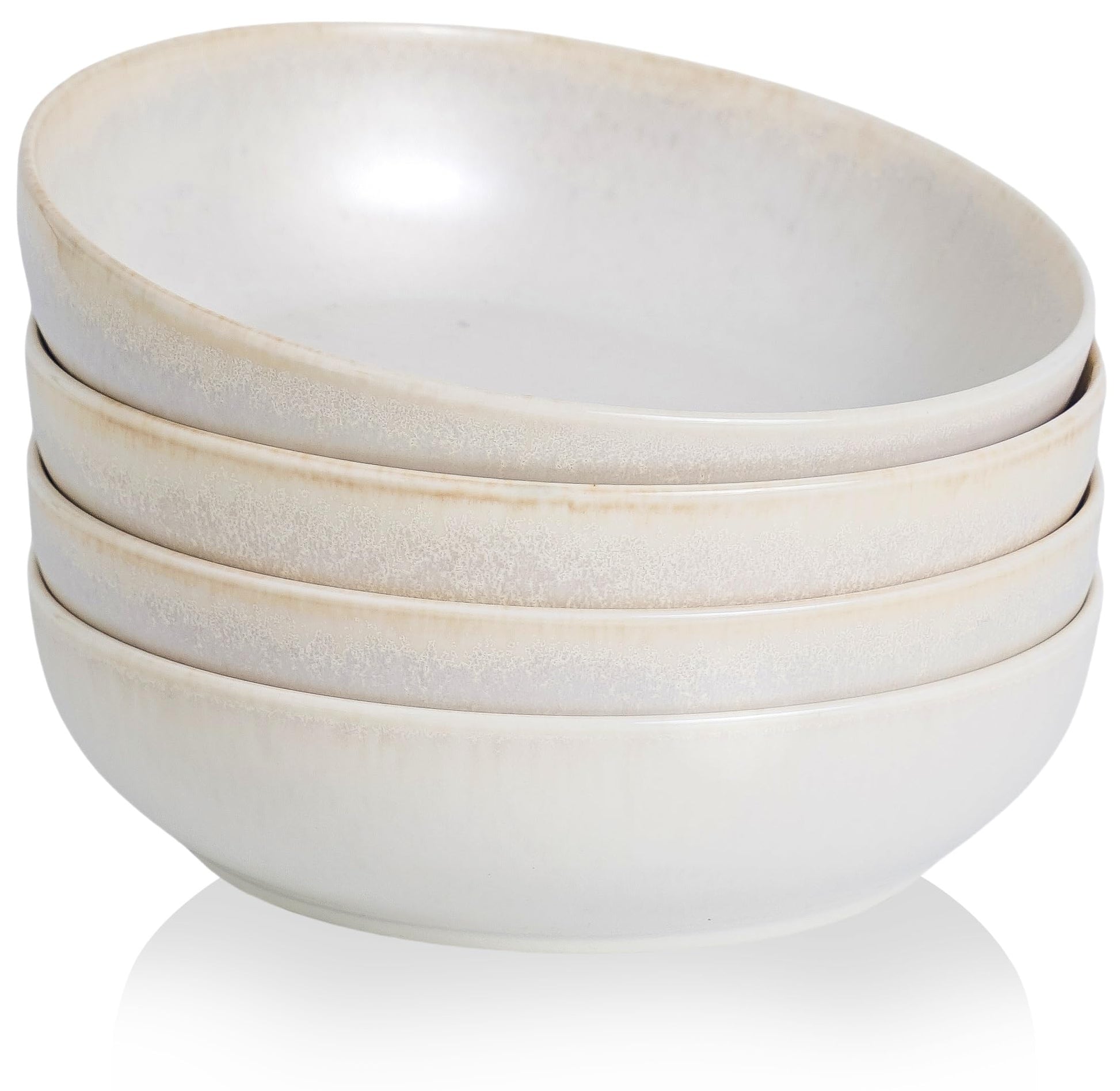 30oz Ceramic bowls set of 4-8" serving bowls for Kitchen,Pasta,Salad-Dishwasher & Microwave Safe Perfect for Housewarming, Thanksgiving, Christmas