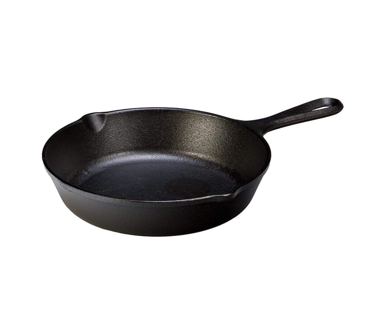 Lodge 10.25 Inch Cast Iron Skillet – Pre-Seasoned Frying Pan with Teardrop Handle – Oven, Stovetop, Grill & Campfire Use – Made in USA – Durable, Non-Toxic, Even-Heating Cookware – Black