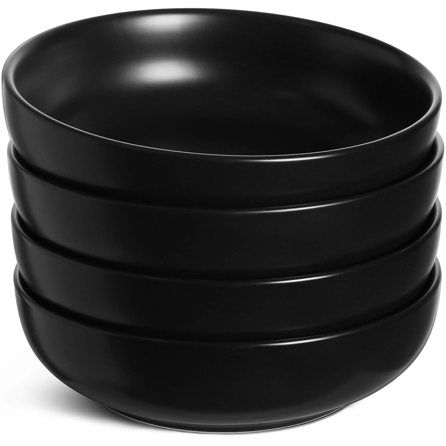 LE TAUCI Pasta Bowls 45 Ounce, Ceramic Salad Bowl, Large Serving Bowl Set - Set of 4, Ceylon Blue