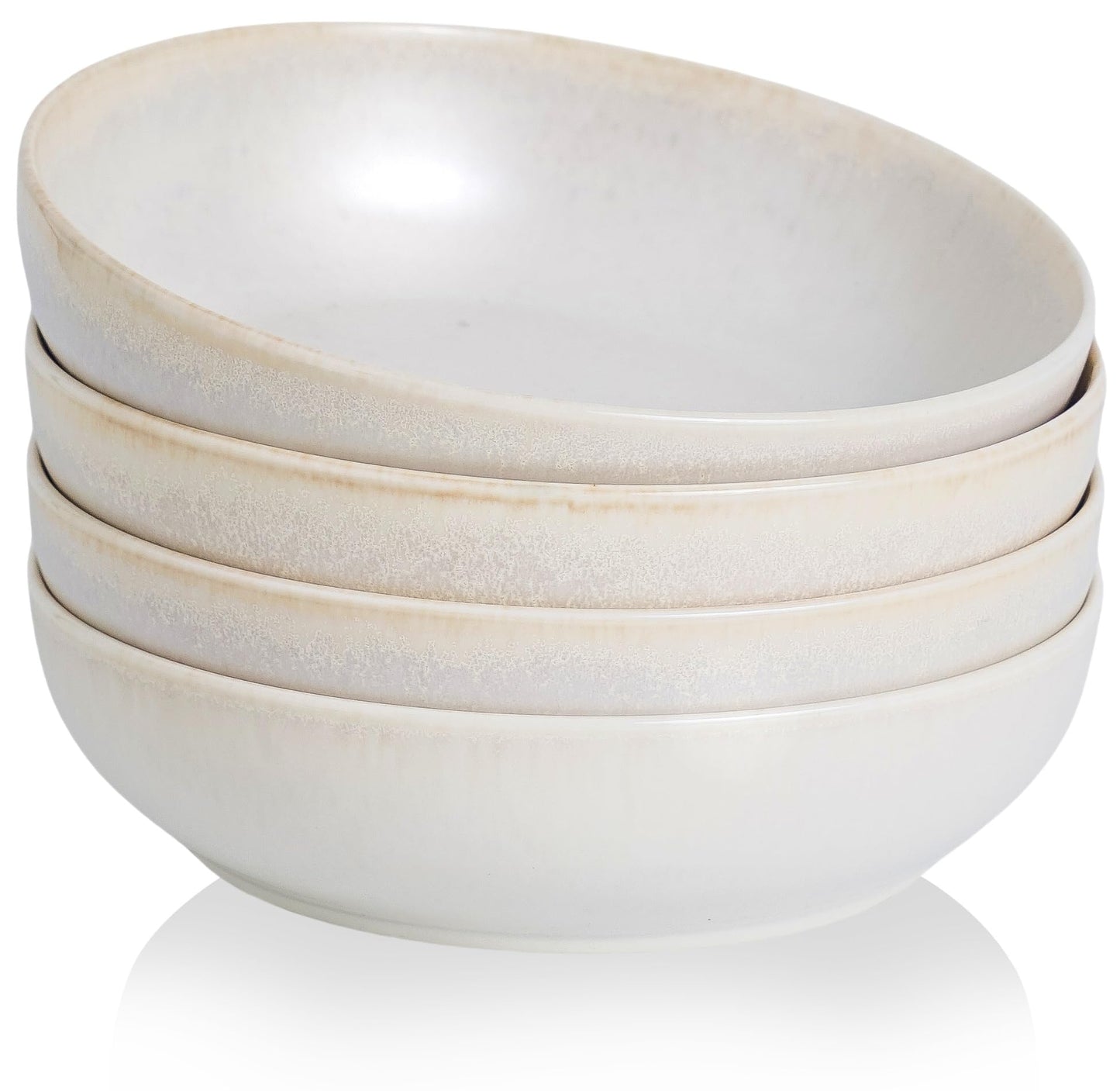 30oz Ceramic bowls set of 4-8" serving bowls for Kitchen,Pasta,Salad-Dishwasher & Microwave Safe Perfect for Housewarming, Thanksgiving, Christmas