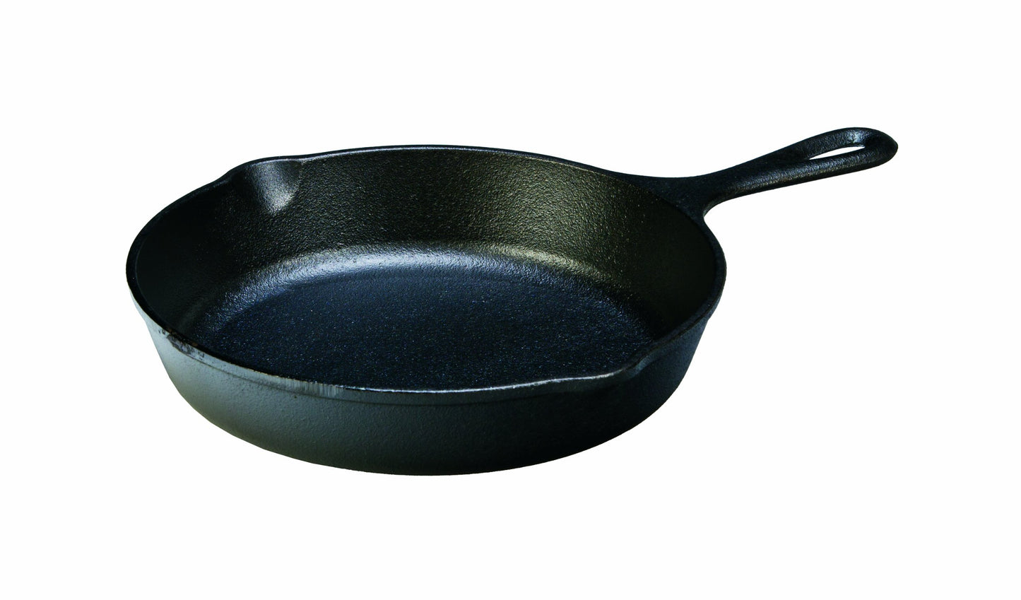 Lodge 10.25 Inch Cast Iron Skillet – Pre-Seasoned Frying Pan with Teardrop Handle – Oven, Stovetop, Grill & Campfire Use – Made in USA – Durable, Non-Toxic, Even-Heating Cookware – Black