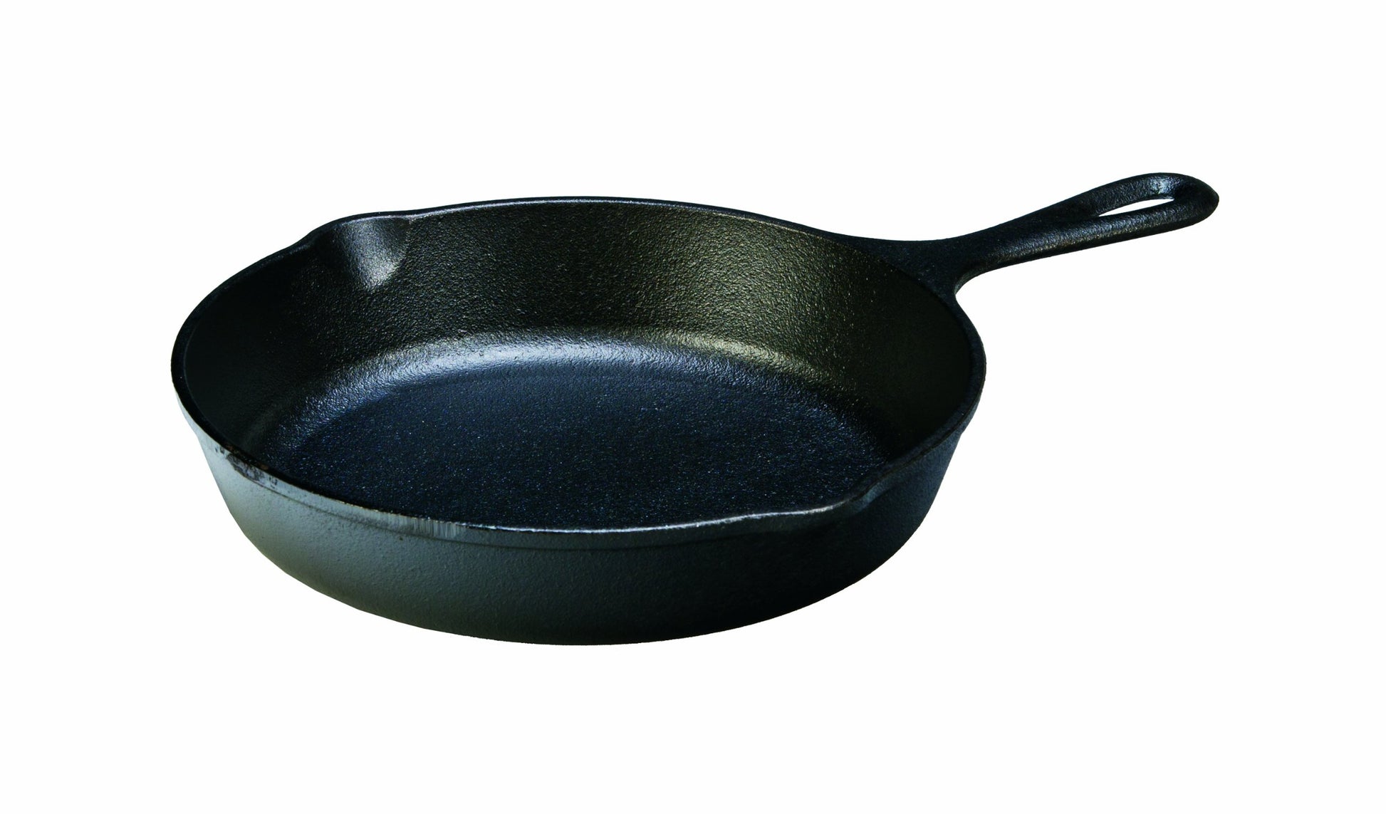 Lodge 10.25 Inch Cast Iron Skillet – Pre-Seasoned Frying Pan with Teardrop Handle – Oven, Stovetop, Grill & Campfire Use – Made in USA – Durable, Non-Toxic, Even-Heating Cookware – Black